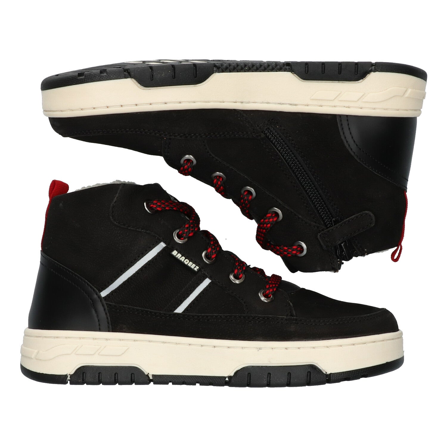 Hoge Sneakers Braqeez Chiel Chicago - Zwart