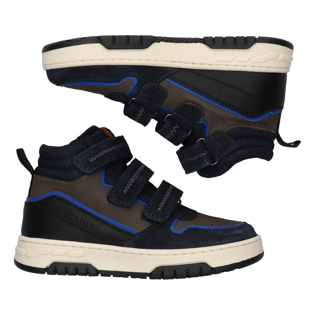 Hoge Sneakers Braqeez Cody Chicago - Blauw Grijs