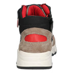Hoge Sneakers Braqeez Fabio Flow - Taupe Zwart Rood