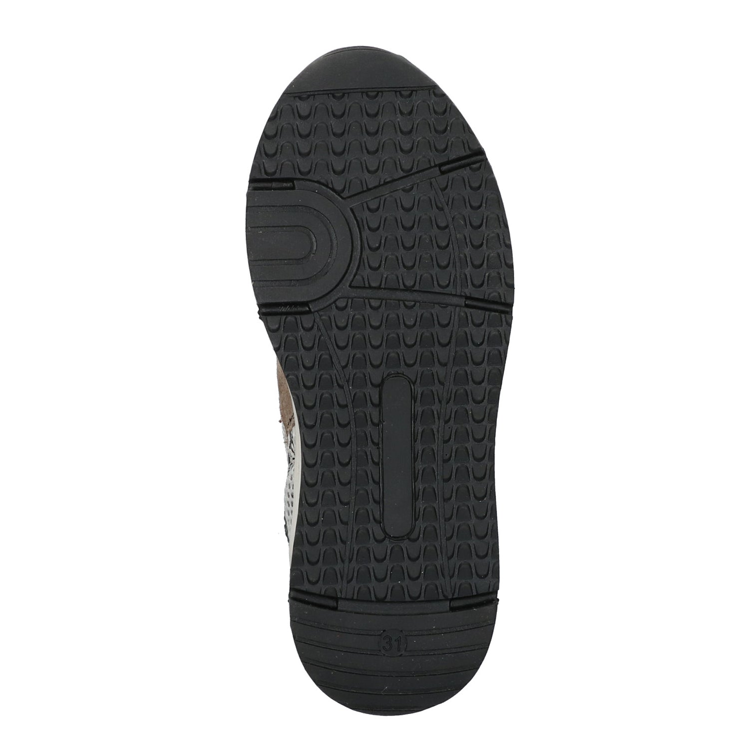 Hoge Sneakers Braqeez Fabio Flow - Taupe Zwart Rood