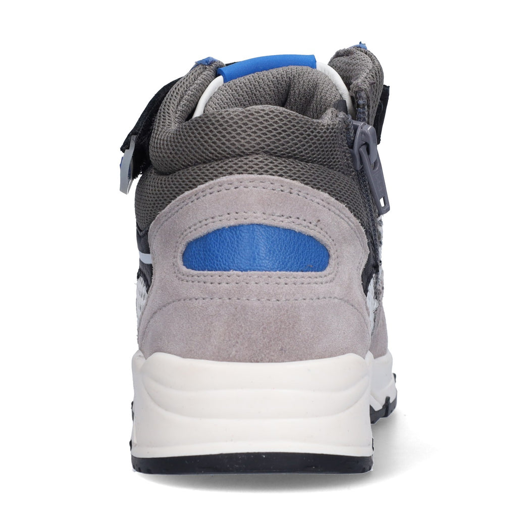 Hoge Sneakers Braqeez Fabio Flow - Grijs Blauw Zwart