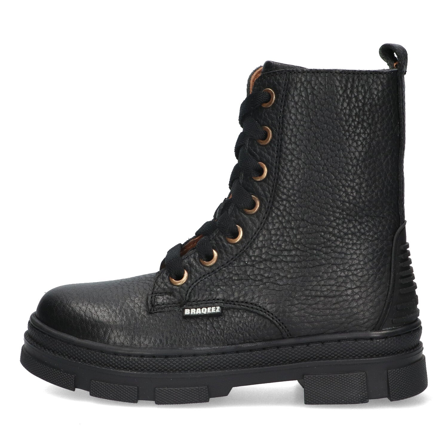 Veterboots Braqeez Giselle Grip - Zwart