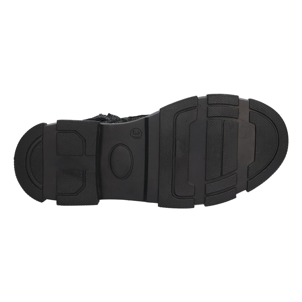 Veterboots Braqeez Giselle Grip - Zwart