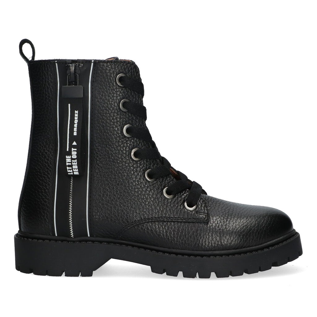 Biker Boots Braqeez Belle Boot - Zwart