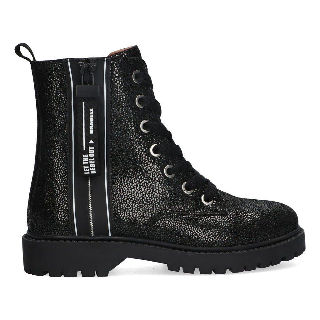 Biker Boots Braqeez Belle Boot - Zwart