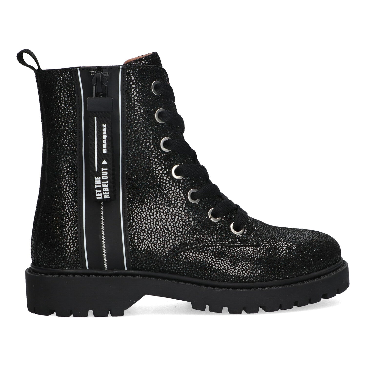 Biker Boots Braqeez Belle Boot - Zwart