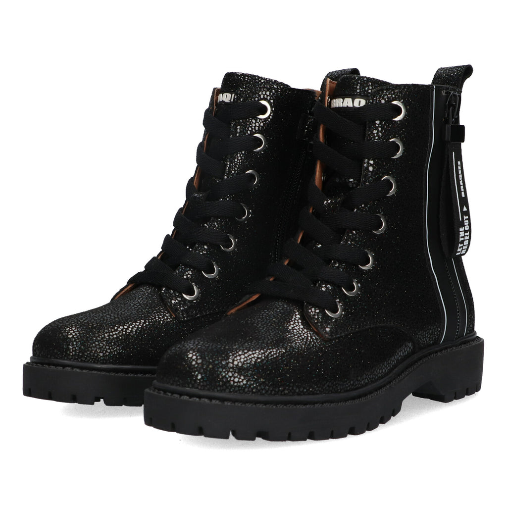 Biker Boots Braqeez Belle Boot - Zwart