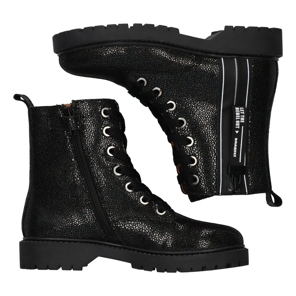 Biker Boots Braqeez Belle Boot - Zwart