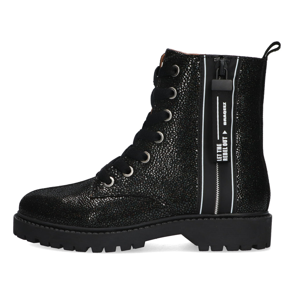 Biker Boots Braqeez Belle Boot - Zwart