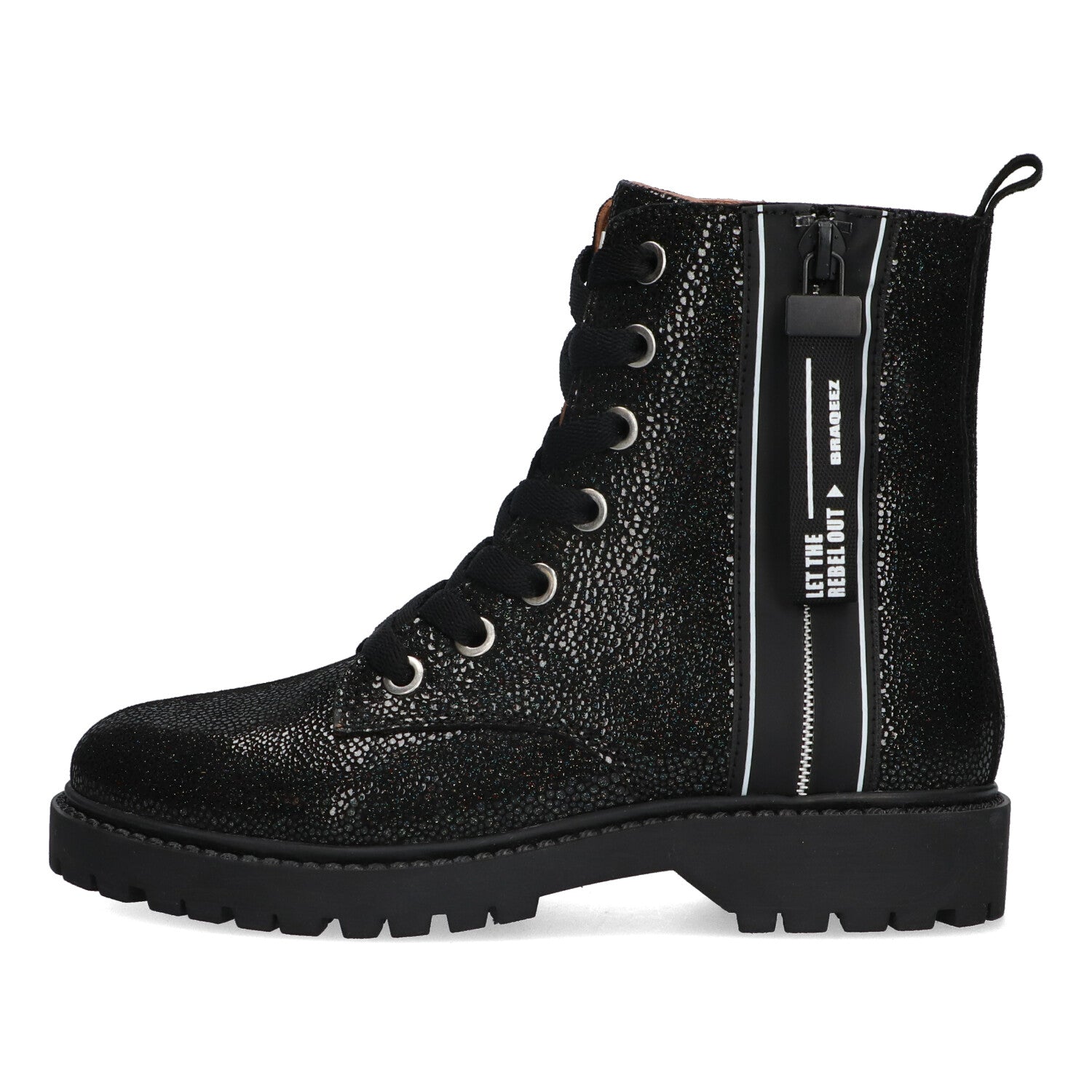 Biker Boots Braqeez Belle Boot - Zwart