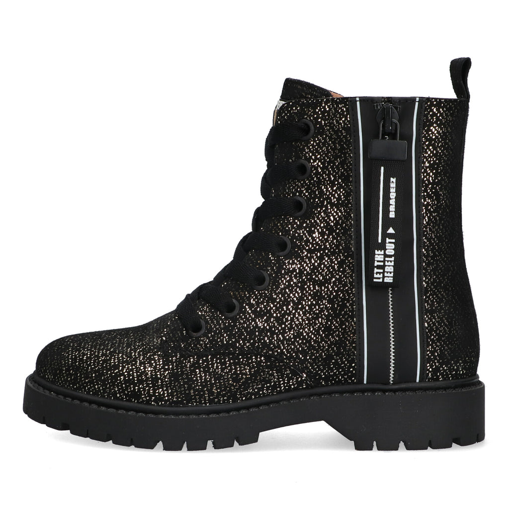 Biker Boots Braqeez Belle Boot - Zwart