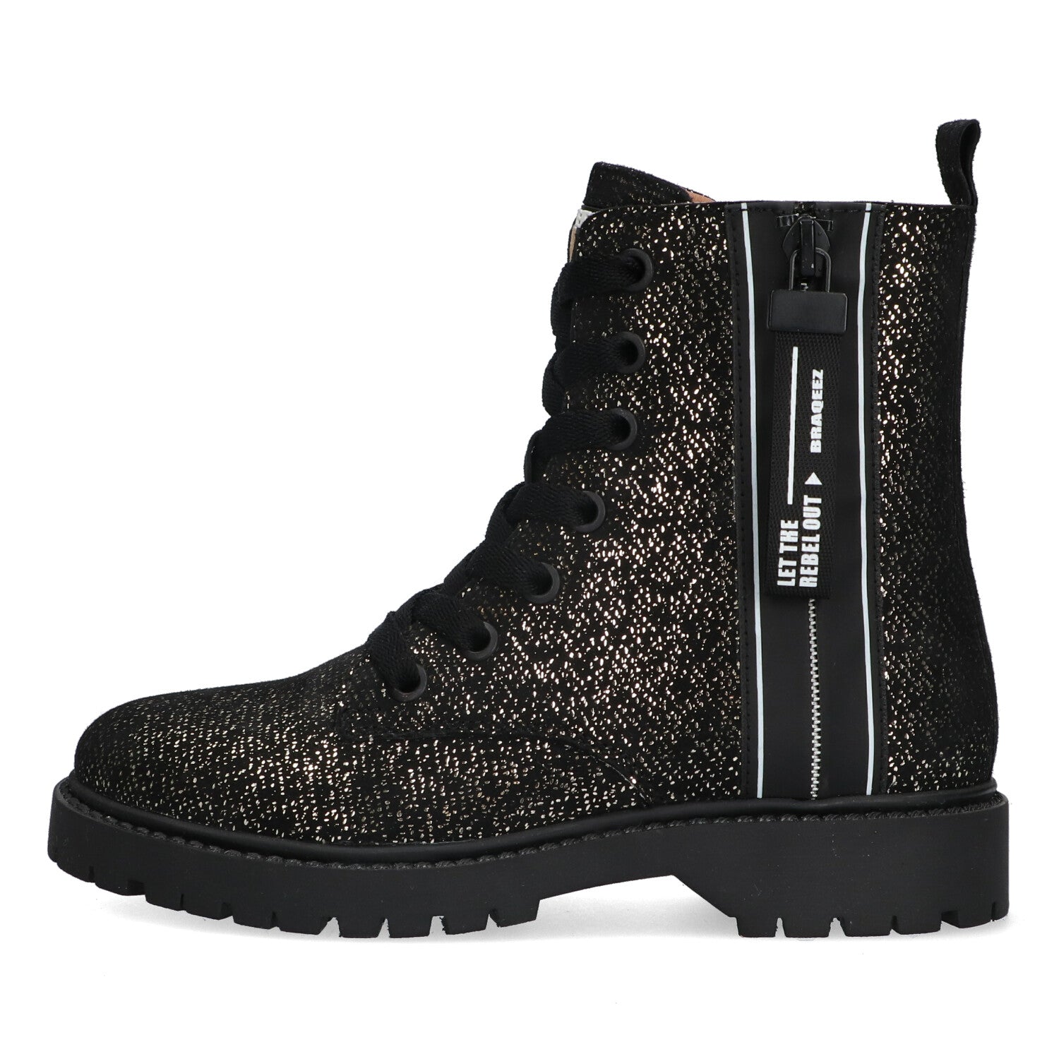 Biker Boots Braqeez Belle Boot - Zwart