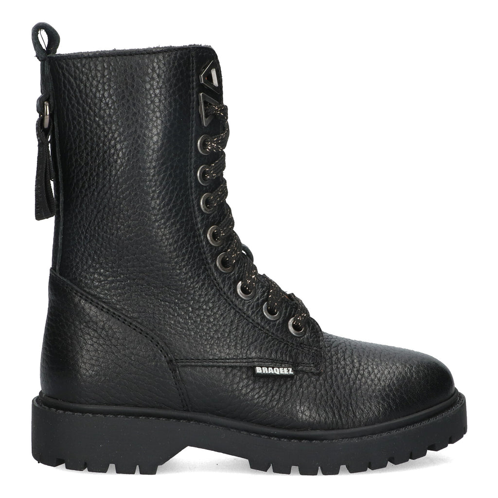Biker Boots Braqeez Brinn Boot - Zwart