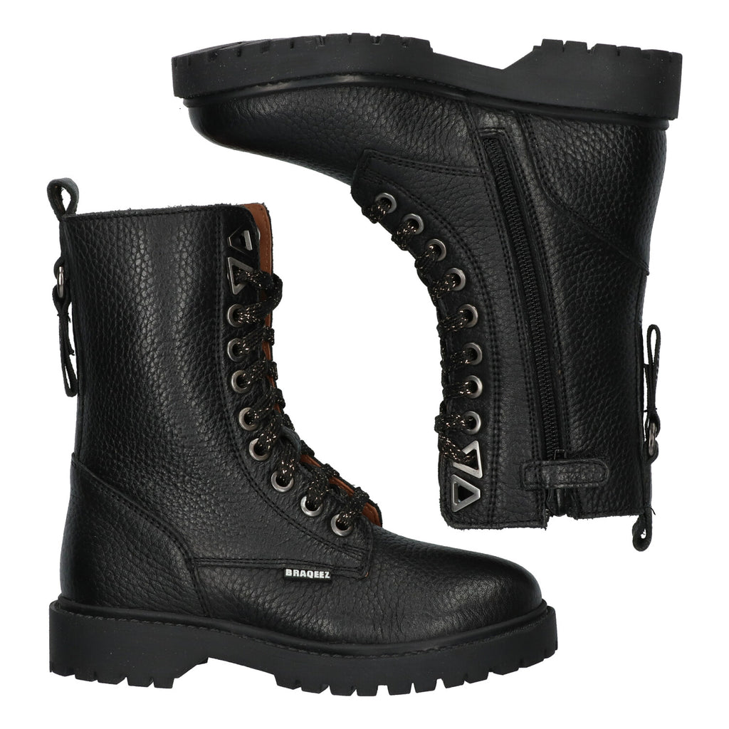 Biker Boots Braqeez Brinn Boot - Zwart