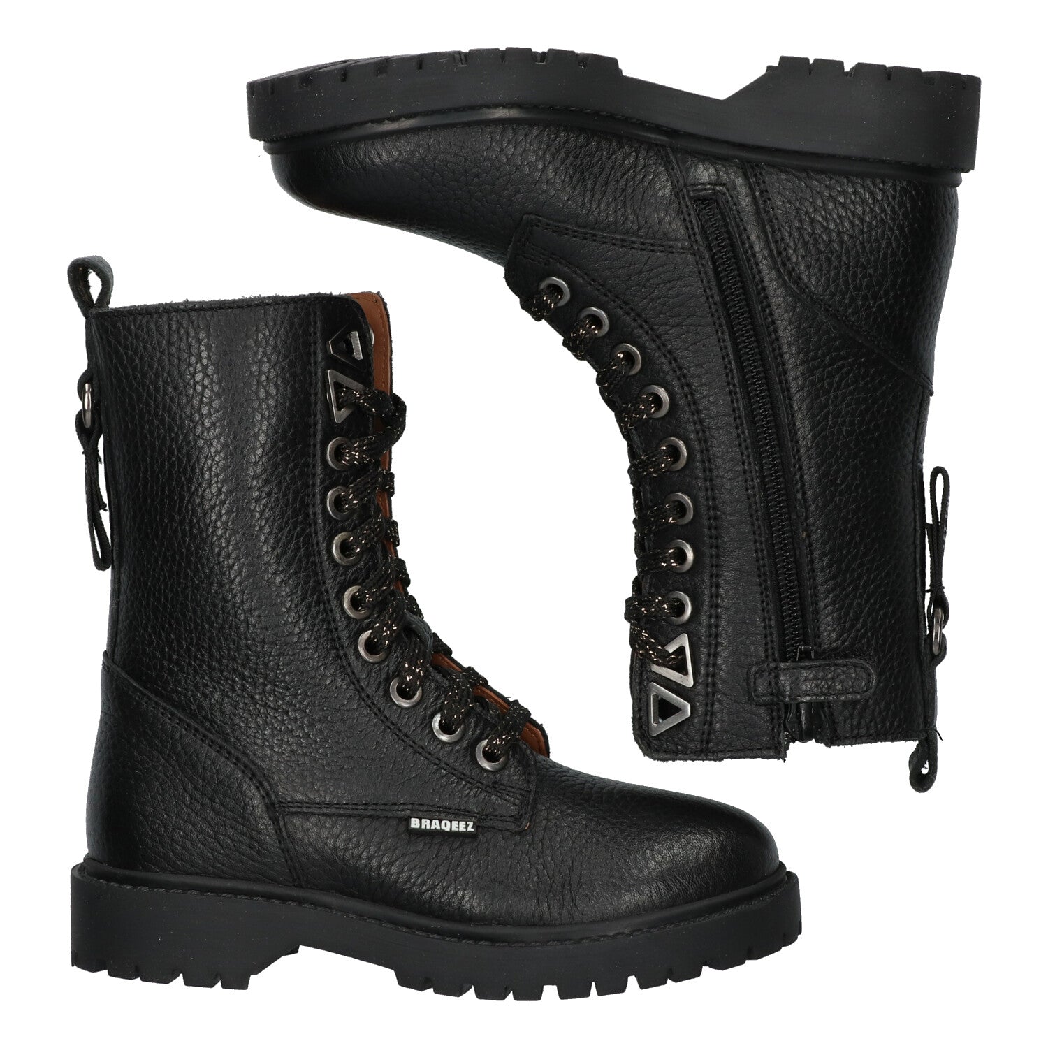 Biker Boots Braqeez Brinn Boot - Zwart