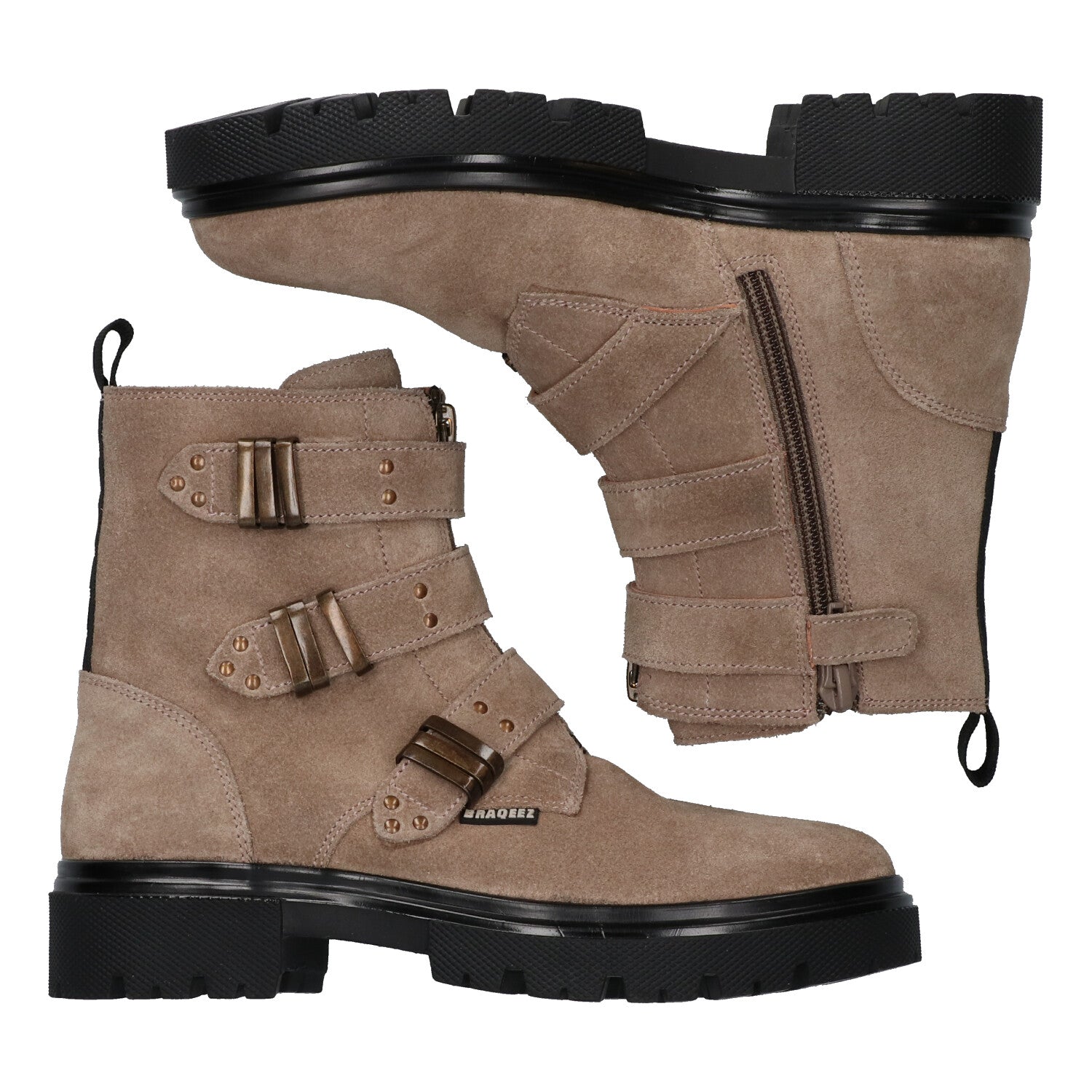 Biker Boots Braqeez Mayke Moxie - Taupe
