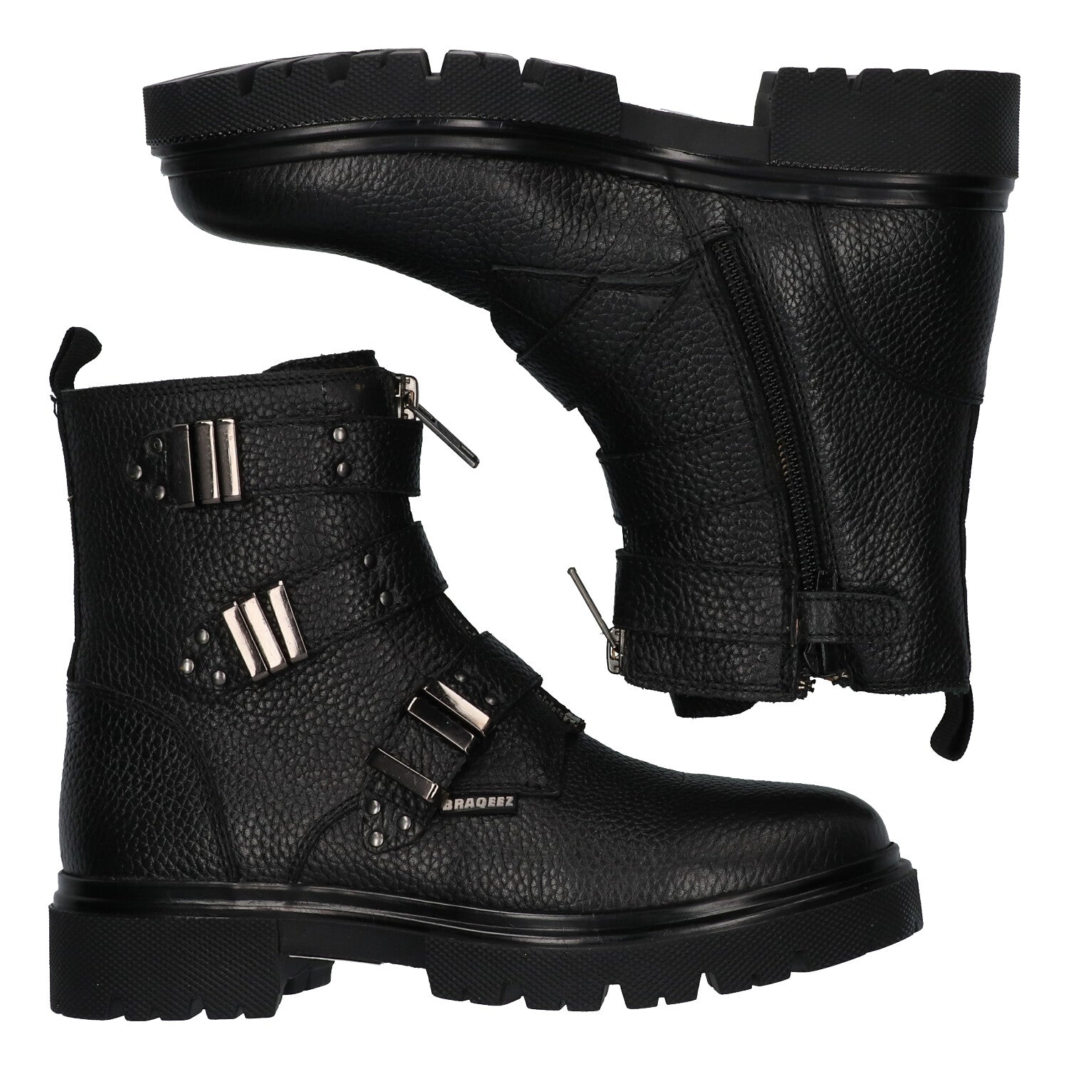 Biker Boots Braqeez Mayke Moxie - Zwart