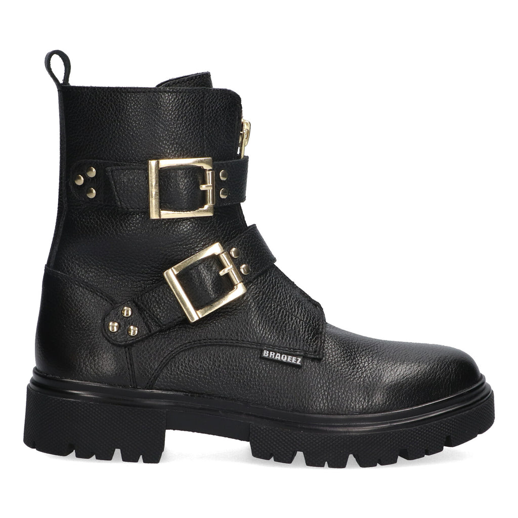 Biker Boots Braqeez Mila Moxie - Zwart