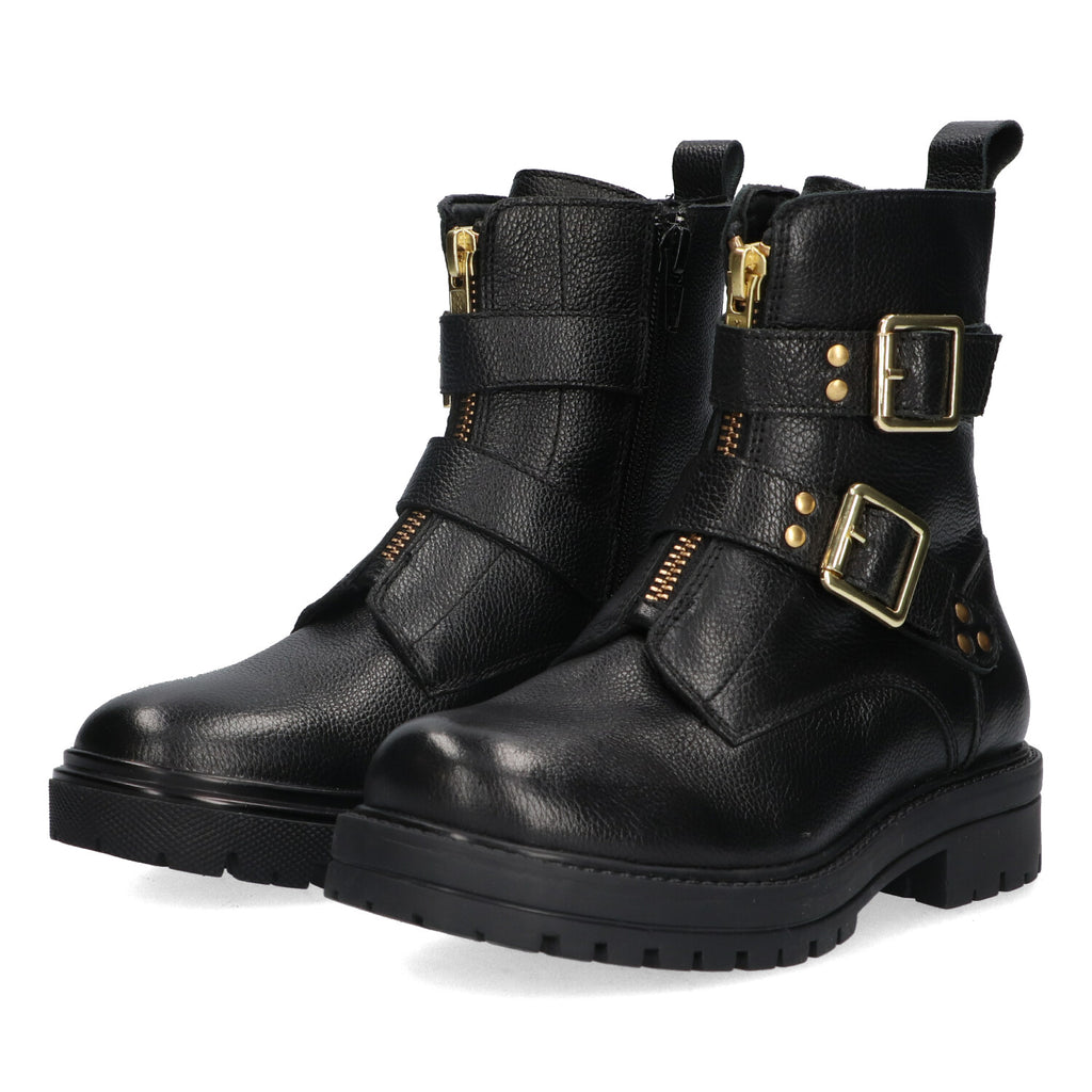 Biker Boots Braqeez Mila Moxie - Zwart