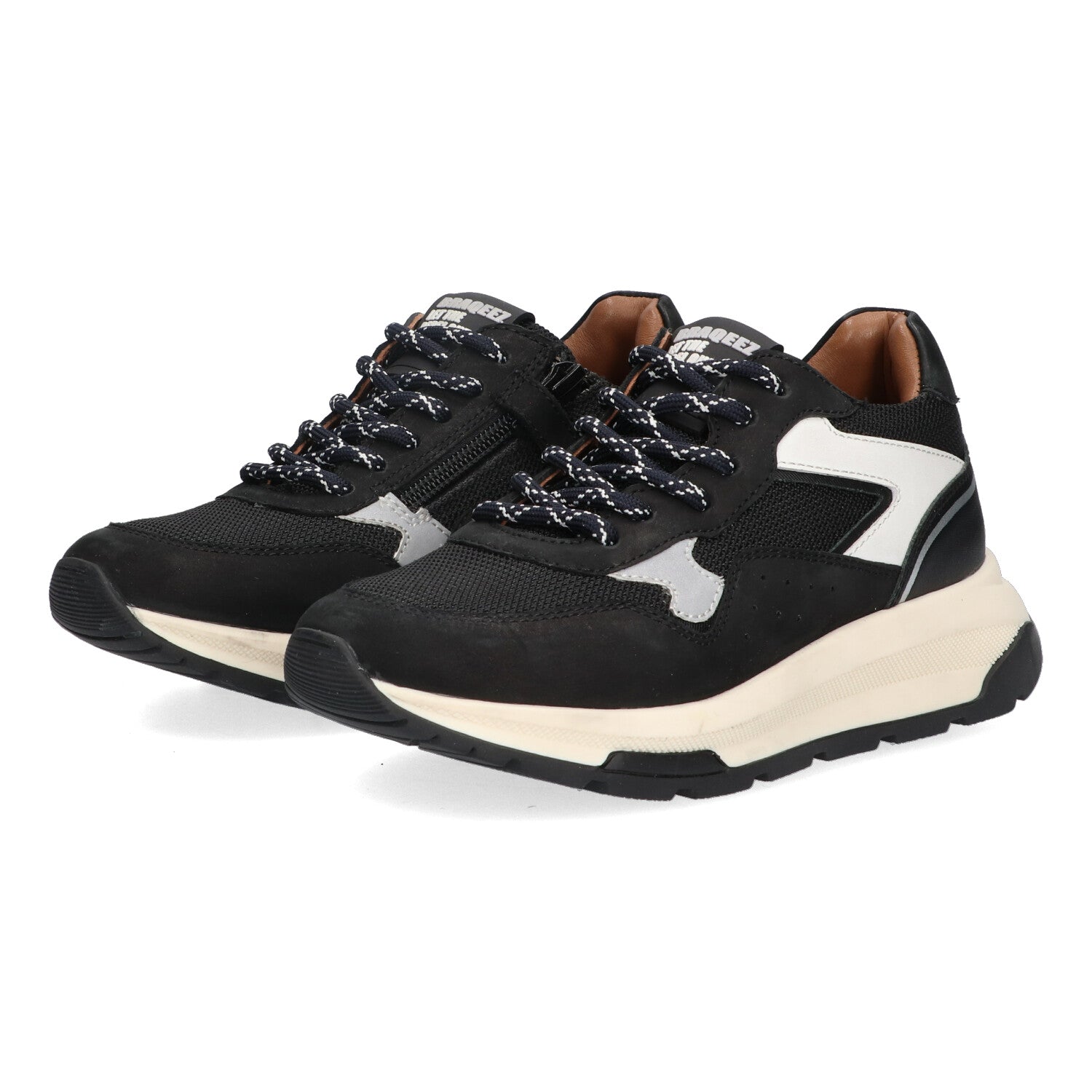 Lage Sneakers Braqeez Filip Flash - Zwart Grijs
