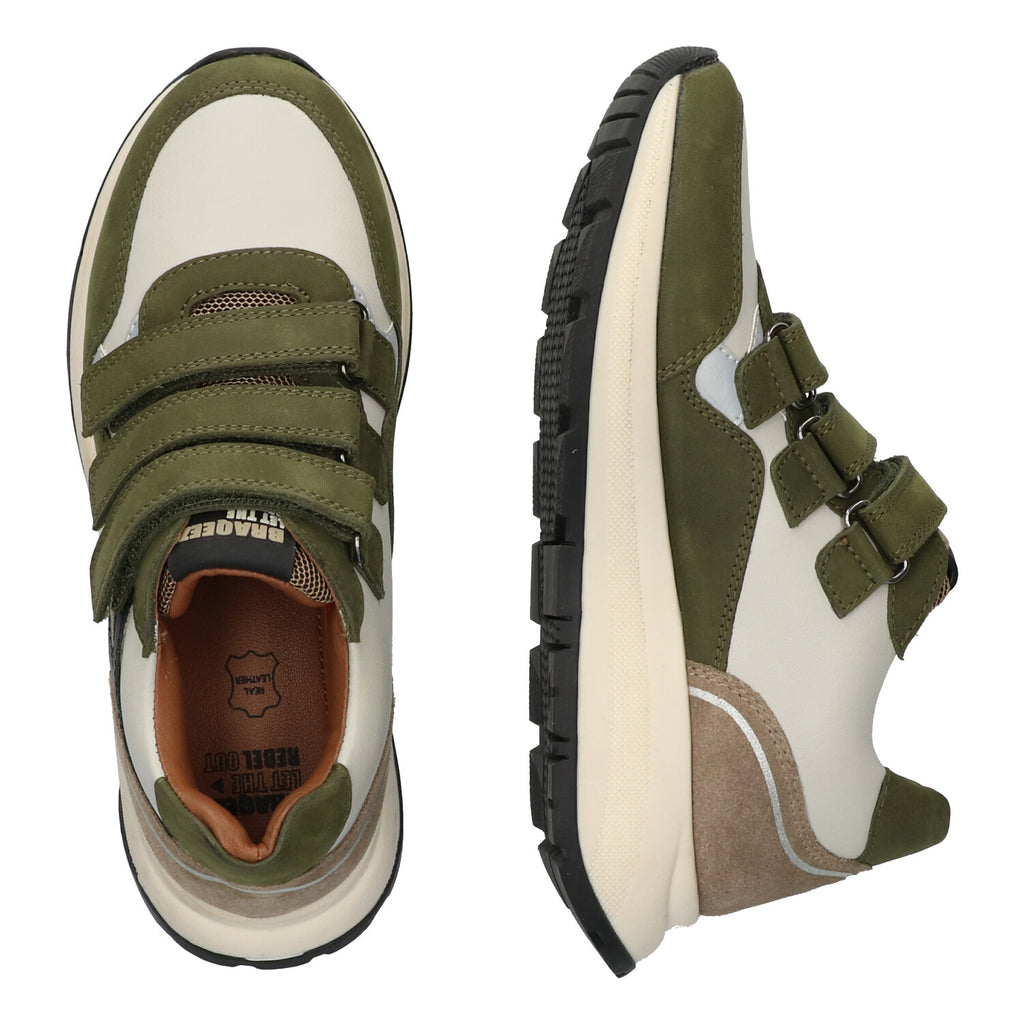 Lage Sneakers Braqeez Fygo Flash - Groen Grijs