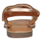 Platte sandalen Braqeez Cally Call - Cognac