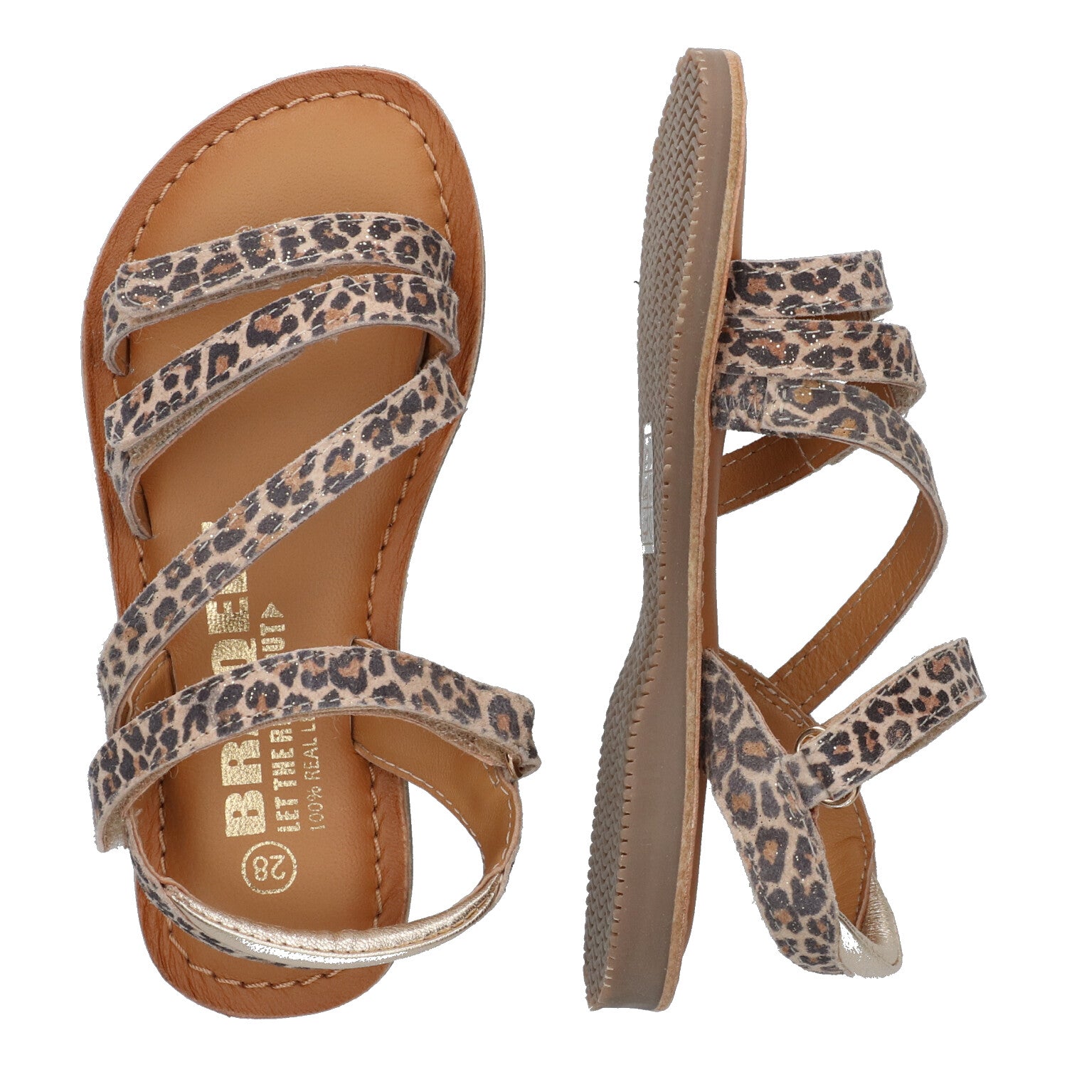 Platte sandalen Braqeez Cassy Call - Beige