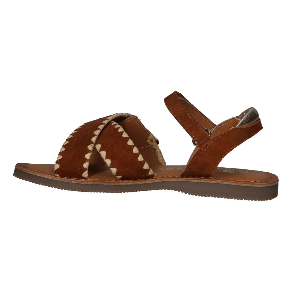 Platte sandalen Braqeez Celsey Call - Cognac