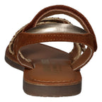 Platte sandalen Braqeez Celsey Call - Cognac