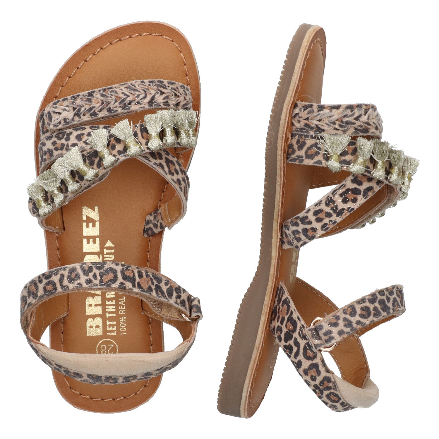Platte sandalen Braqeez Sophie Sun - Beige