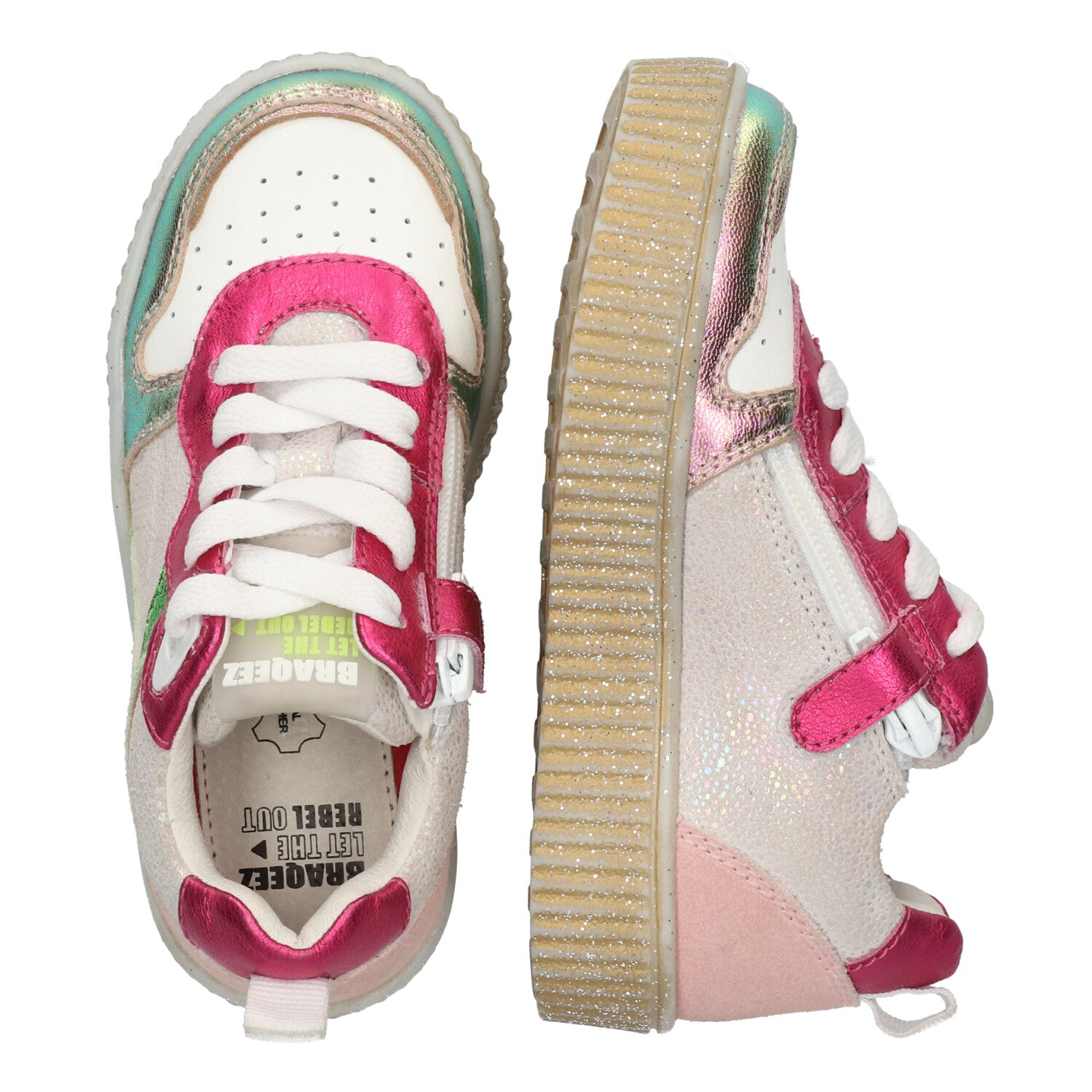 Lage Sneakers Braqeez Peggy Paris - Roze