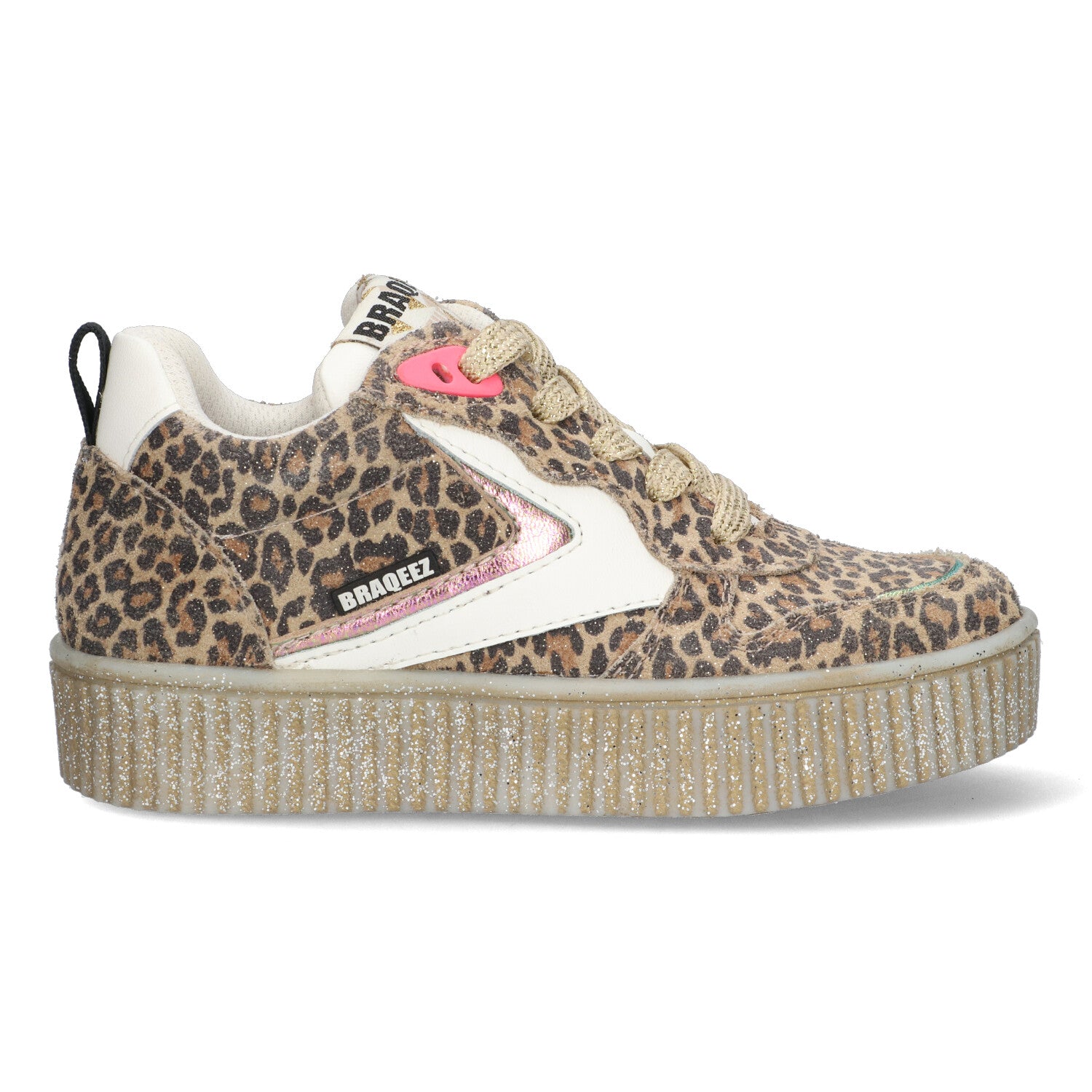 Lage Sneakers Braqeez Puk Paris - Cognac