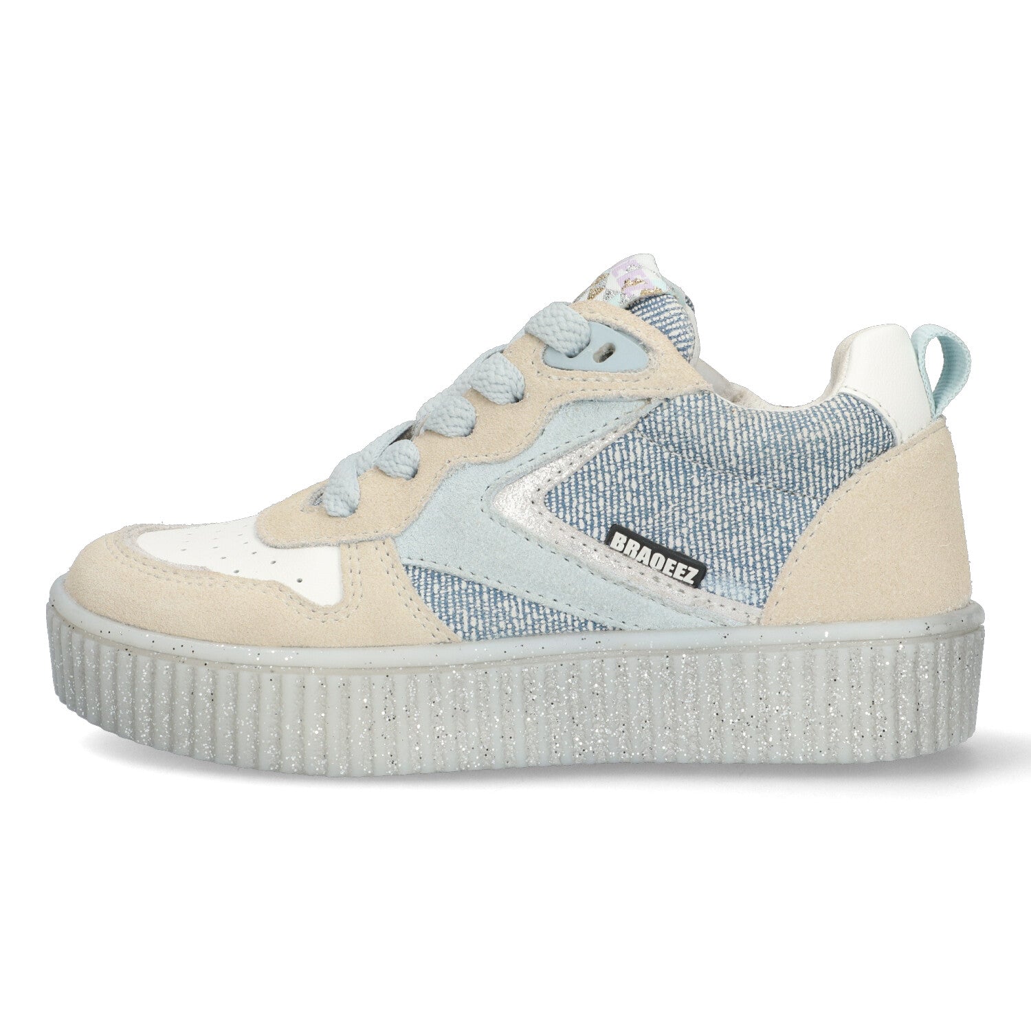Lage Sneakers Braqeez Puk Paris - Blauw
