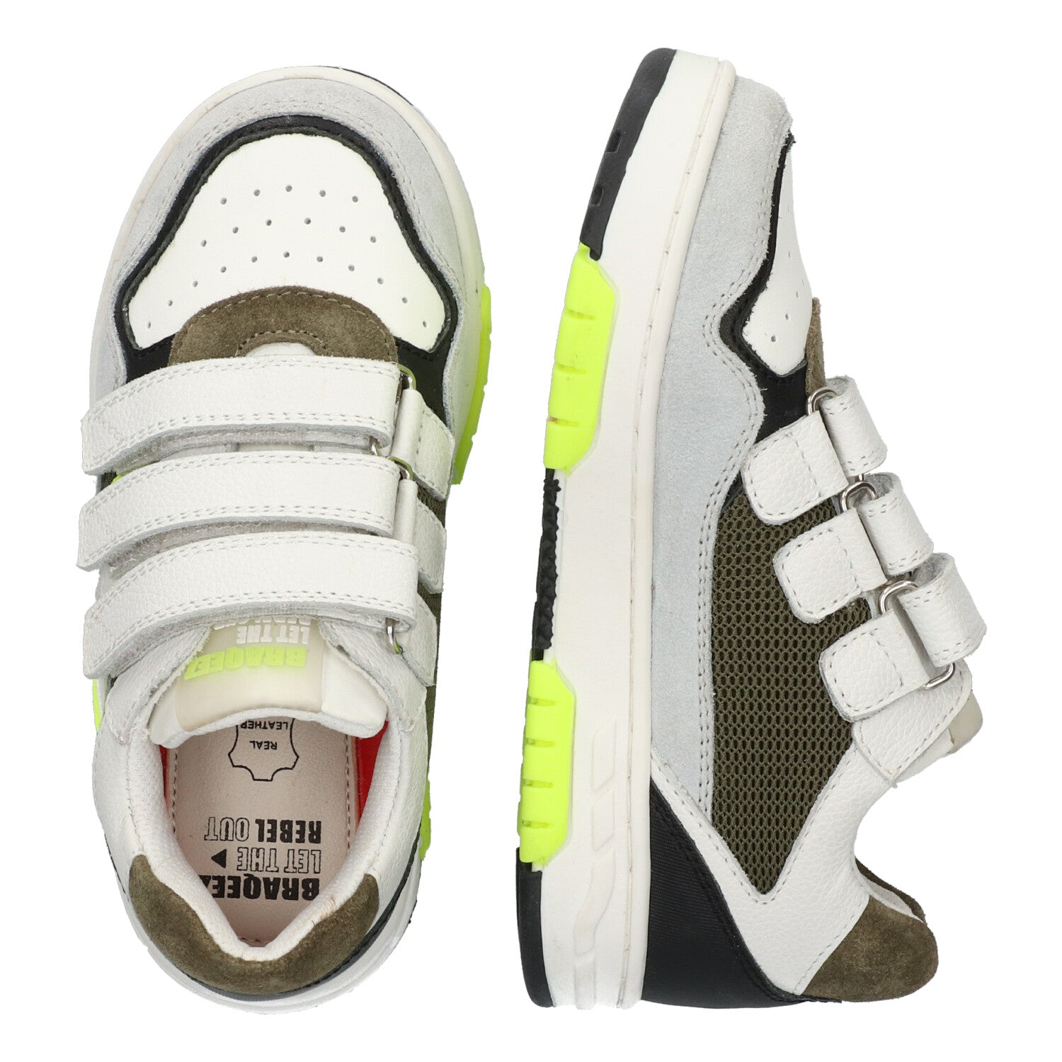 Lage Sneakers Braqeez Cody Chicago - Geel
