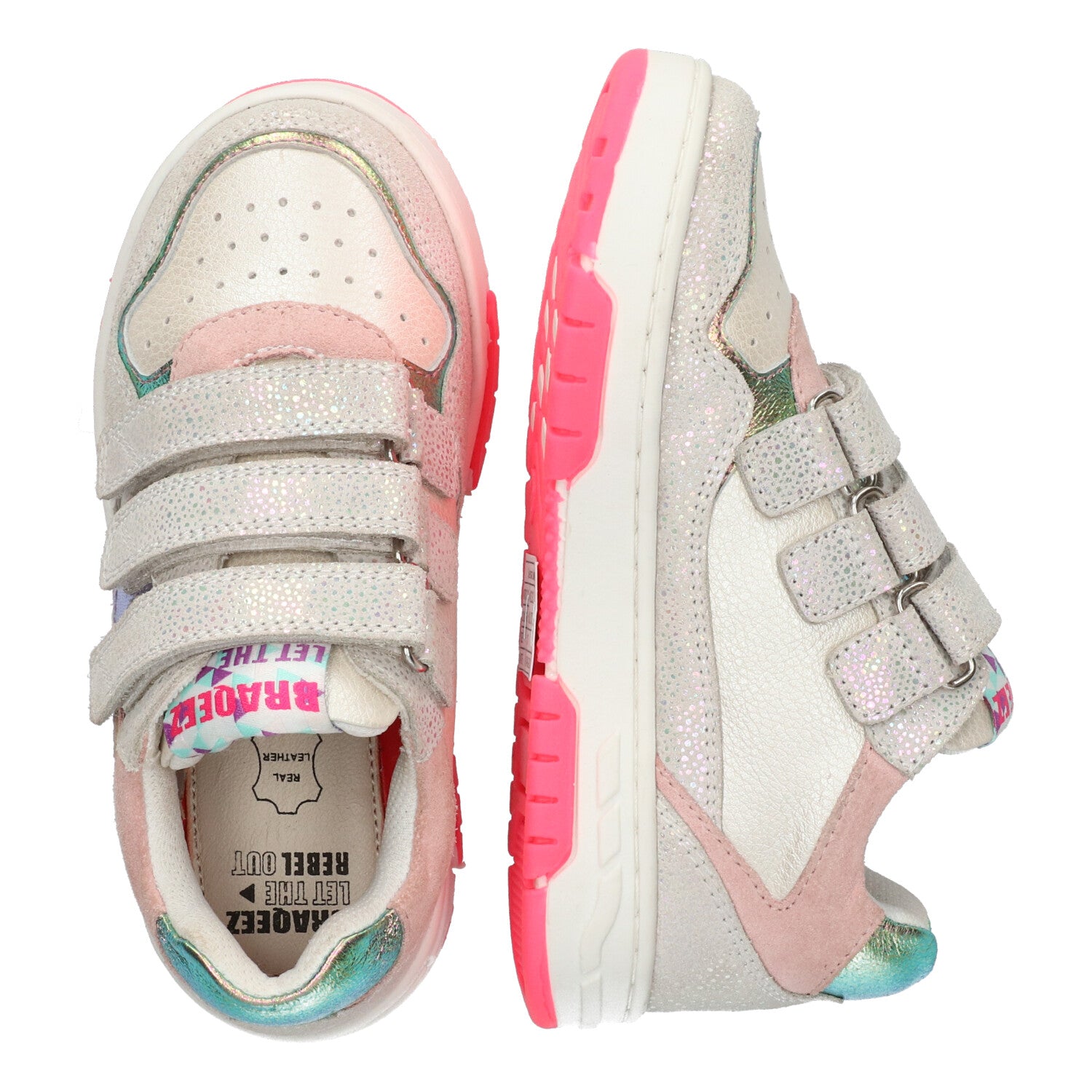 Lage Sneakers Braqeez Cody Chicago - Roze