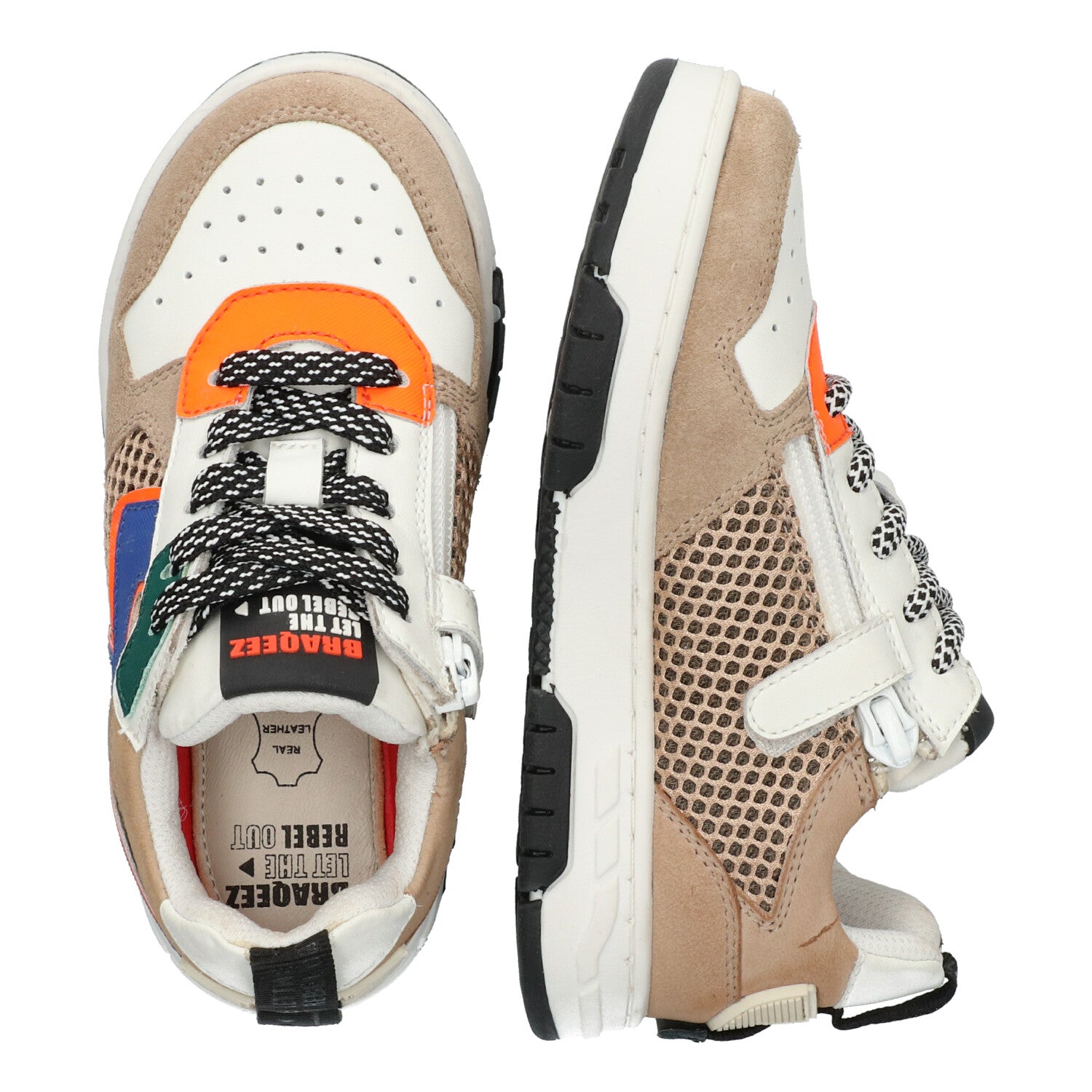 Lage Sneakers Braqeez Cole Chicago - Beige
