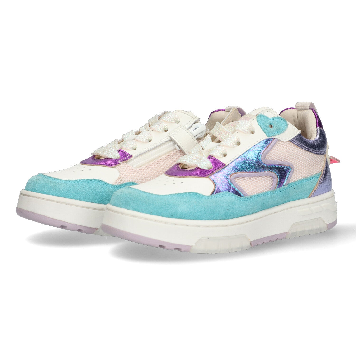 Lage Sneakers Braqeez Cassie Chicago - Blauw