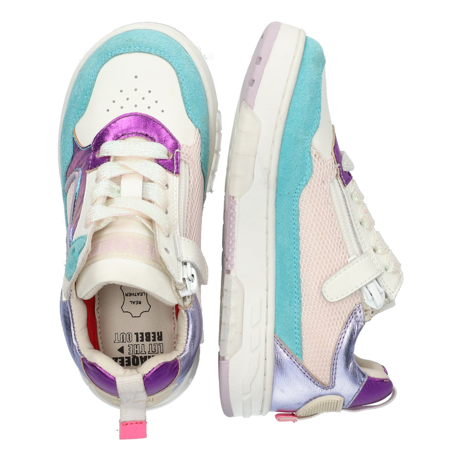 Lage Sneakers Braqeez Cassie Chicago - Blauw
