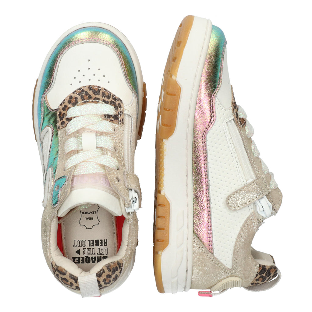 Lage Sneakers Braqeez Cassie Chicago - Goud