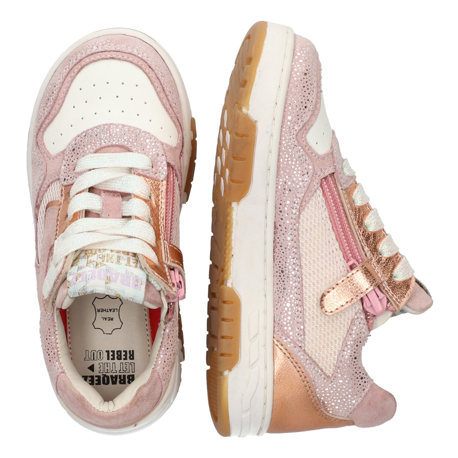 Lage Sneakers Braqeez Colin Chicago - Roze
