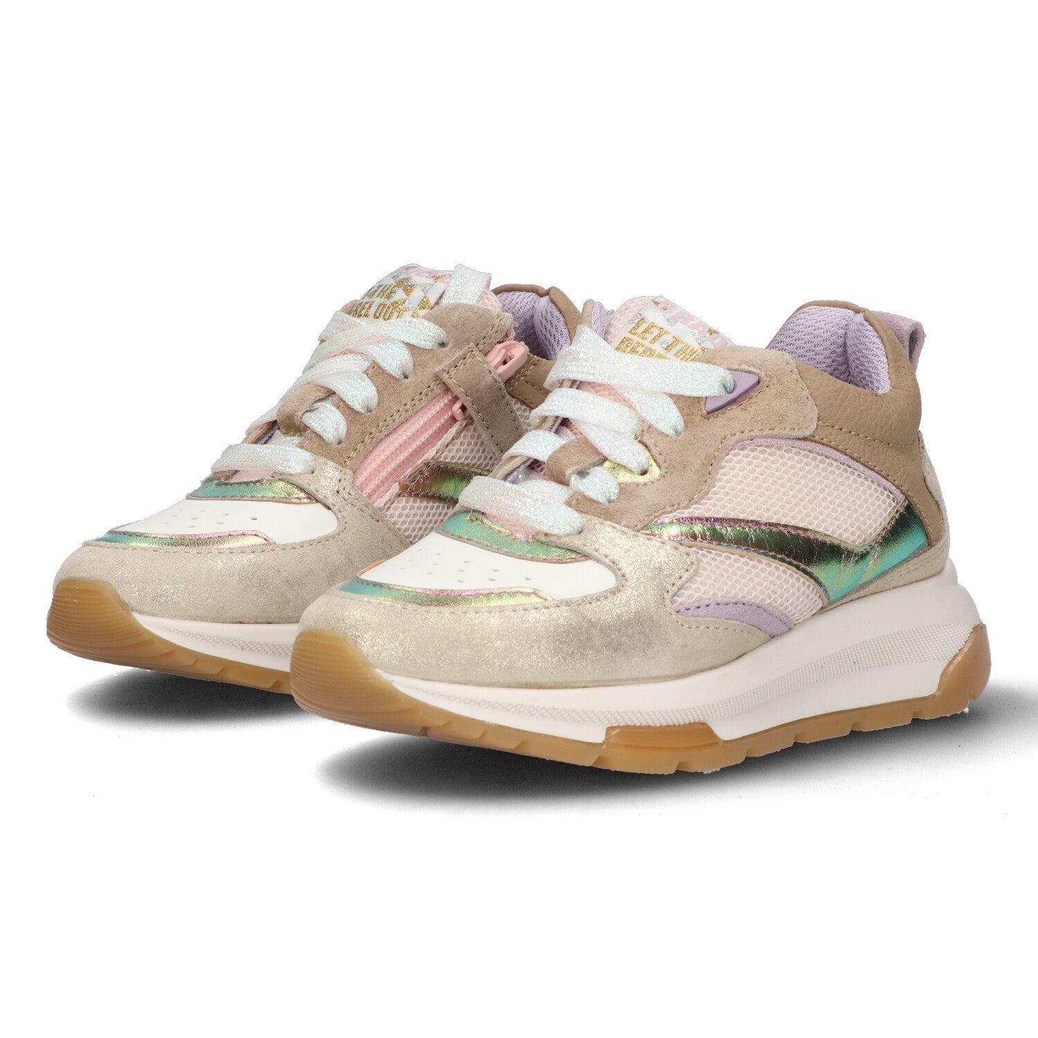 Lage Sneakers Braqeez Faye Flash - Beige