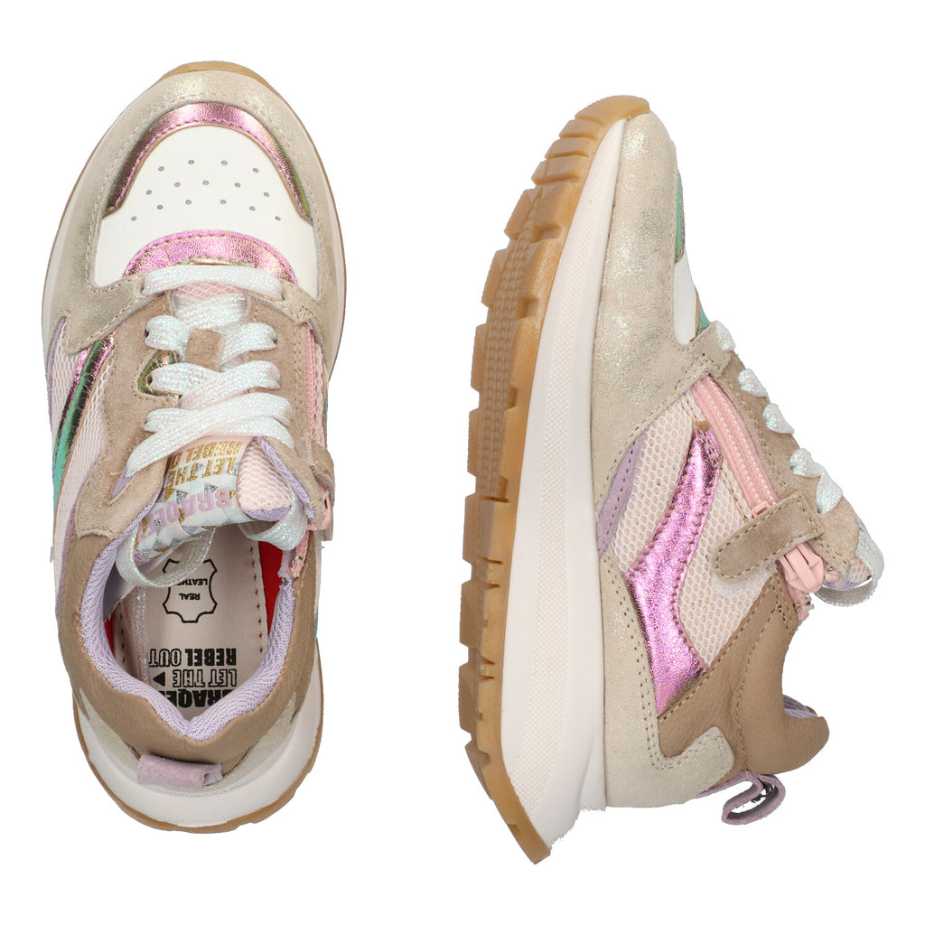Lage Sneakers Braqeez Faye Flash - Beige