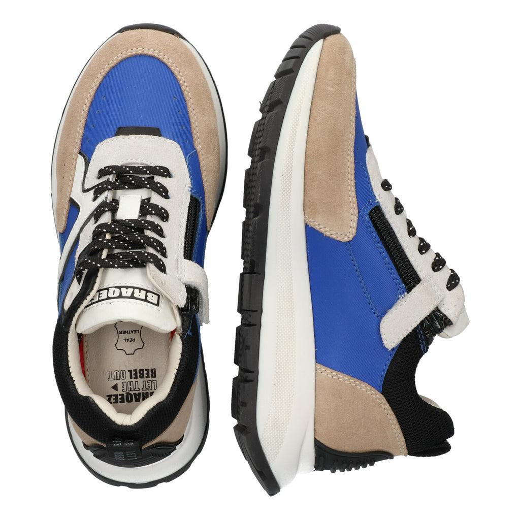 Lage Sneakers Braqeez Frank Flash - Blauw