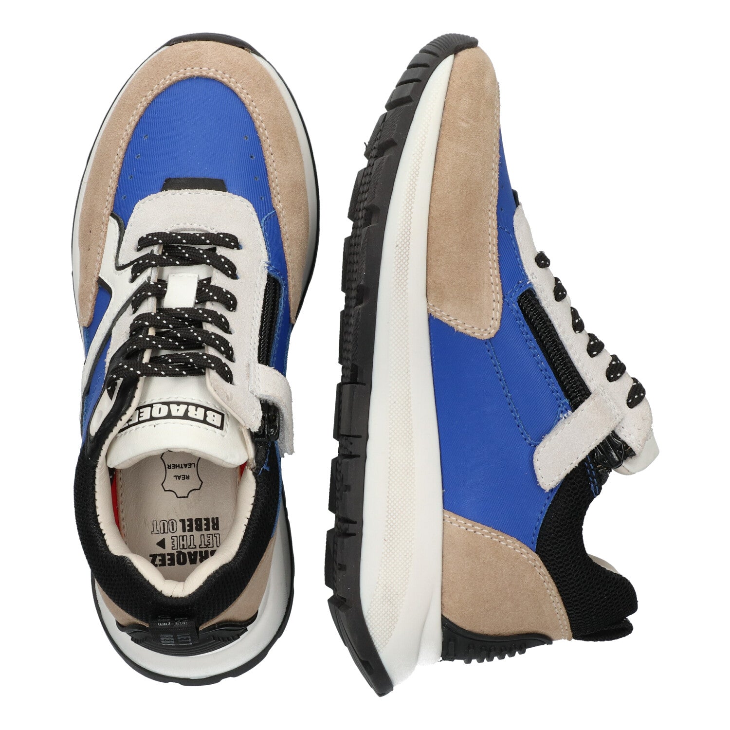 Lage Sneakers Braqeez Frank Flash - Blauw