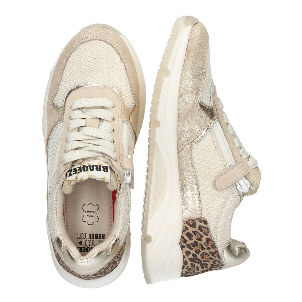 Lage Sneakers Braqeez Feedhra Flow - Goud