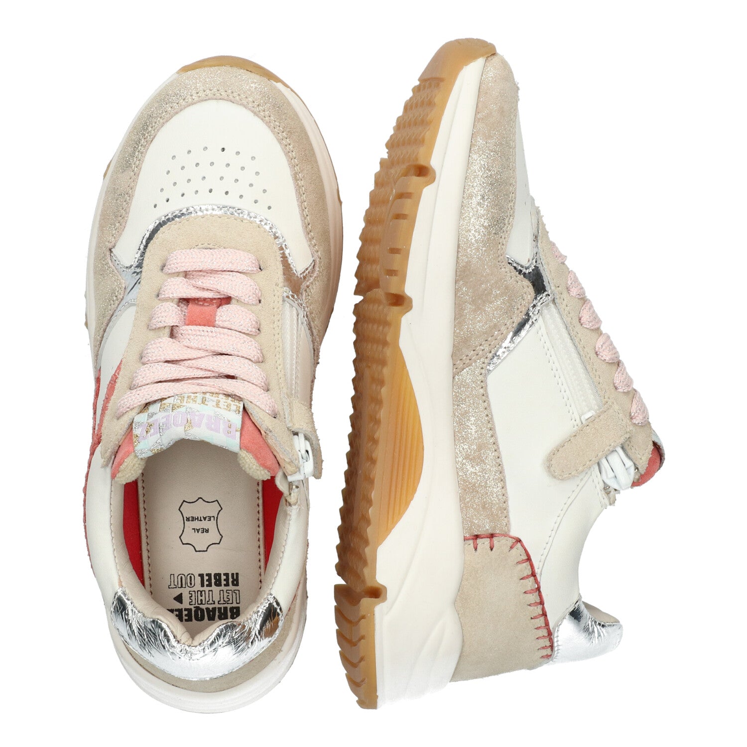 Lage Sneakers Braqeez Feedhra Flow - Beige