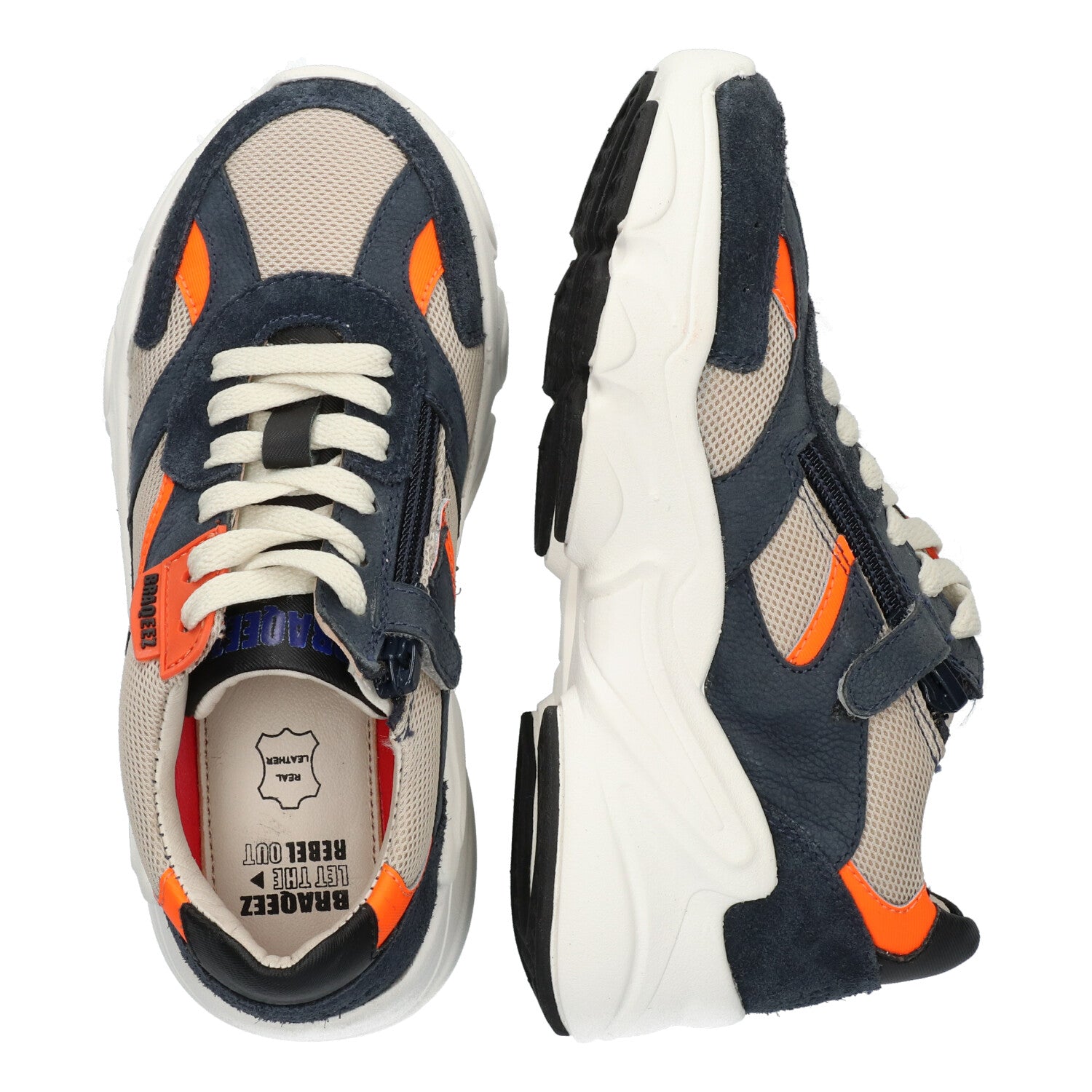 Lage Sneakers Braqeez Roa Run - Blauw