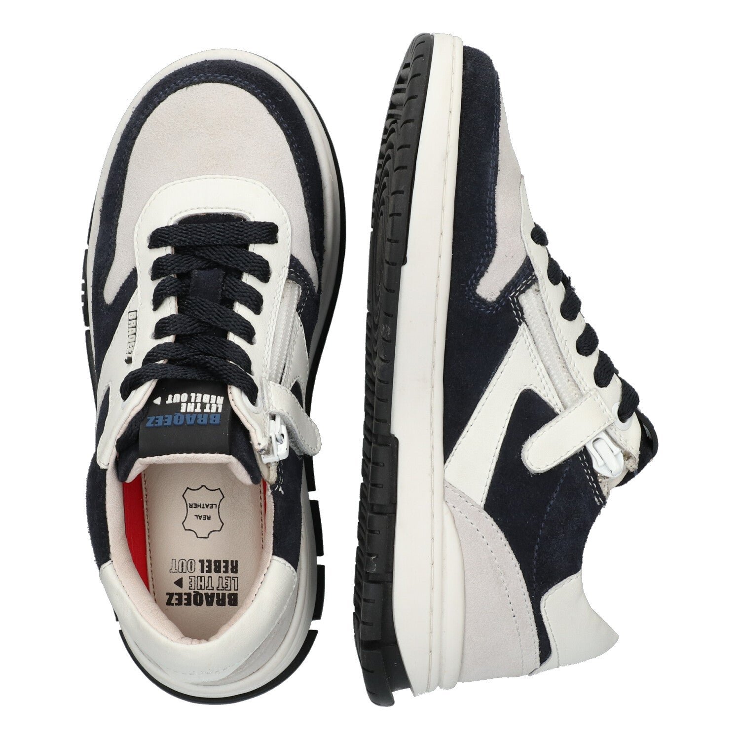 Lage Sneakers Braqeez Xavi Xell - Blauw