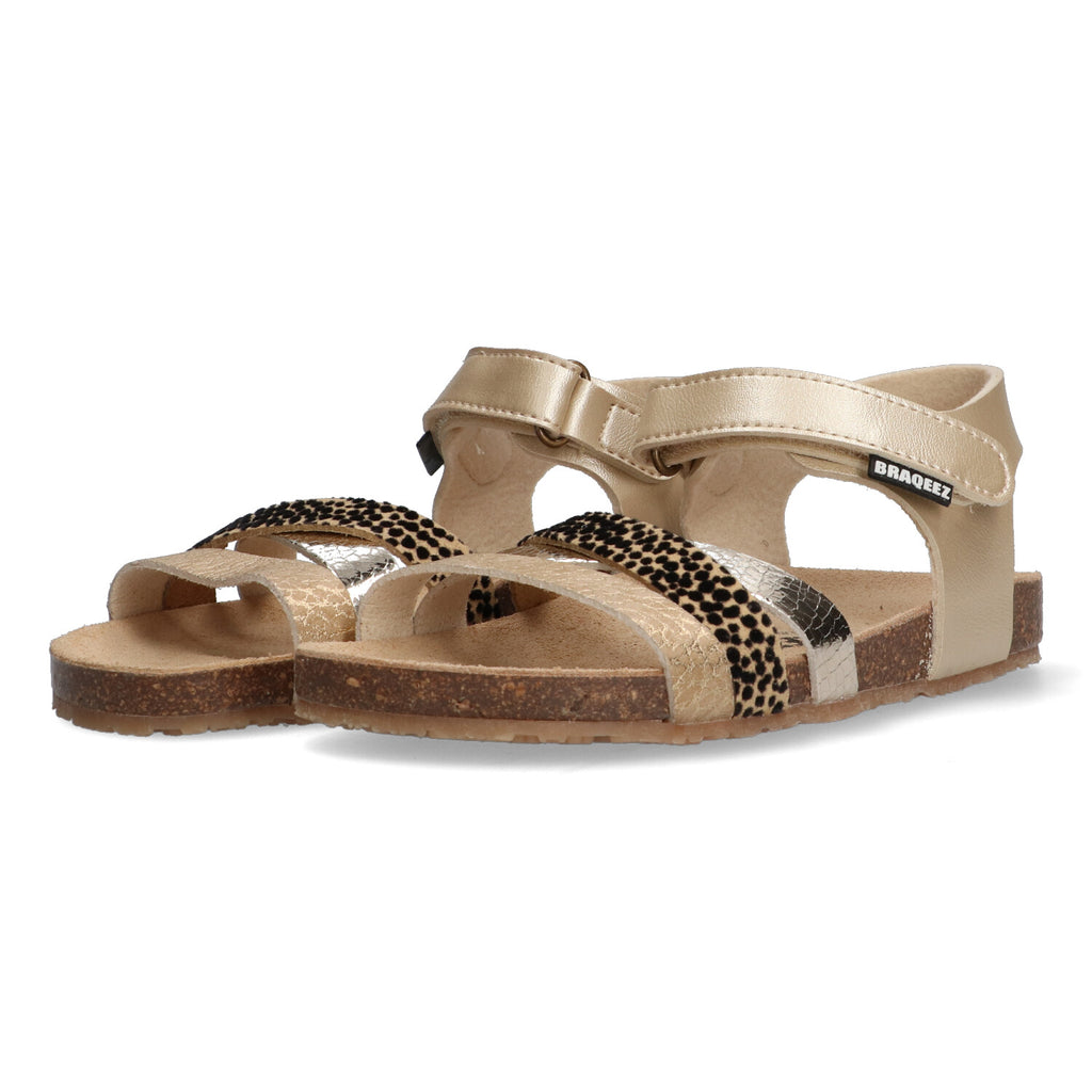 Platte sandalen Braqeez Sammy Sand - Goud