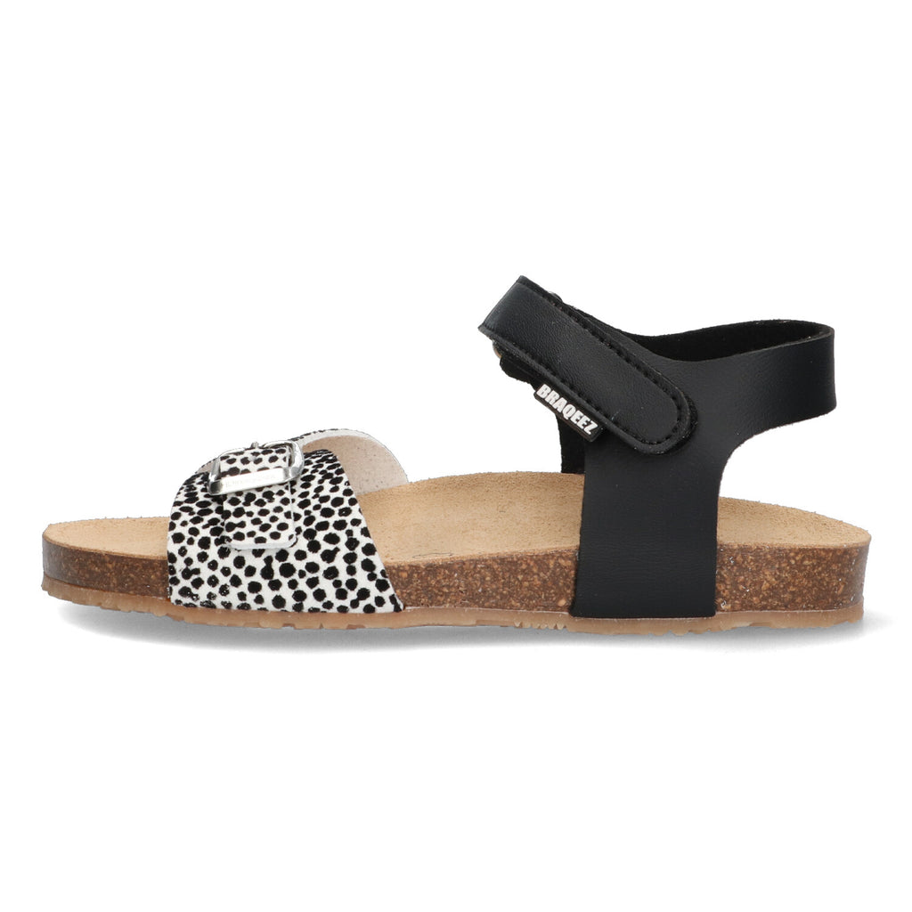 Platte sandalen Braqeez Sammy Sand - Zwart